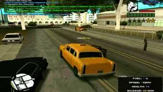 4#Diamond RP.Crystal Работаем Таксистом:D Такси Марсель