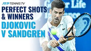 Novak Djokovic Perfect Tennis vs Tennys Sandgren | Cincinnati 2020