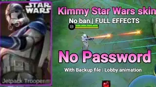 Kimmy Starwars Skin Script | Full Effects | 100% Working | MLBB
