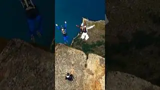 Base Jump in Norway #adrenaline #basejumping #adventuresport #norway