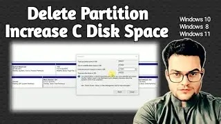 How to Delete Hard Disk Partition   | Merge Partition | Increase Disk Partition Space Windows