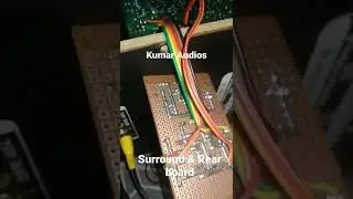 Own designed surround & rear sound board