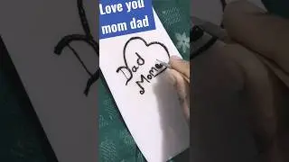 mom dad letter mehndi design #viral #shorts