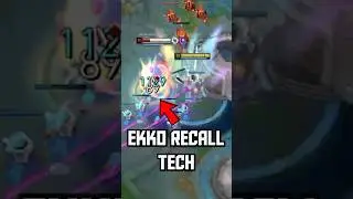 Ekko Cross Map Ult Tech #leagueoflegends