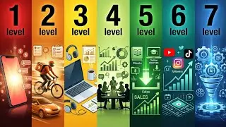7 levels of Side Hustles 