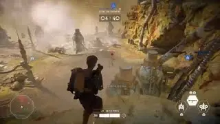 STAR WARS Battlefront II Rebel Rocket Jumper Blasts Imperial Specialist Off The Map In Extraction