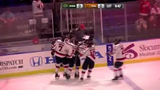 Daniel Fritz Scores a Power-Play Goal Against Oswego