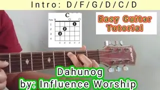 Dahunog by: Influence Worship - (Easy Guitar Tutorial) - Bisaya Christian Song