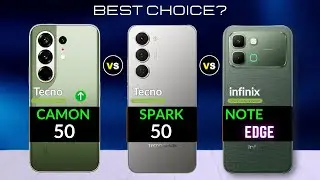 Tecno Camon 50 vs Spark 50 vs Infinix Note Edge 📱 | Full Comparison, Price & Performance Review