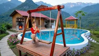 DIY Farm Life - Building a Beautiful Swing by Hand | Off Grid Living