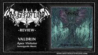 VALDRIN 'Apex Violator' (Avantgarde Music, 2025) | Post-Review