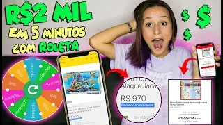 GASTE 2 MIL REAIS OU PERCA TUDO EM 5 MINUTOS EM COMPRAS PELA INTERNET COM ROLETA!
