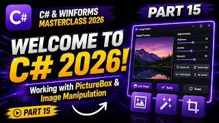 C# WinForms PictureBox Tutorial 2026 🚀 Load, Resize & Create Image Slideshows (Part 15)