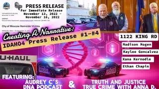 IDAHO4 | Creating A Narrative: IDAHO4 Press Release #1-#4 - November 13, 14, 15 and 16, 2022