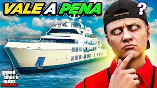 COMPREI O IATE E MOSTREI SE VALE A PENA OU NÃO NO GTA 5 ONLINE!