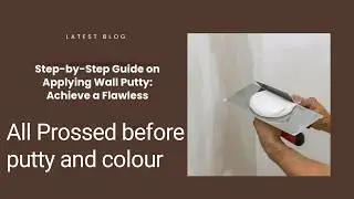 The Art of Wall Putty (Mastering Wall Putty Techniques)