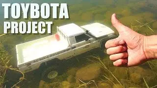 RC ADVENTURES - TOYBOTA PROJECT - PT 1 - BBC TOP GEAR TRiBUTE BUiLD - TOYOTA TRUCK-BOAT!