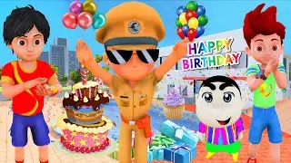 Kicko Celebrate Little Singham Birthday In Indian Bike Driving 3d