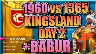 Babur Wheel + Kingsland Day 2 [1365 vs 1960] KvK in Rise of Kingdoms