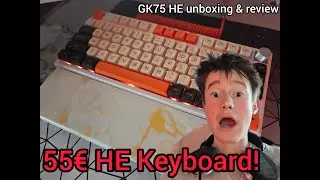 This Hall Effect Keyboard is super cheap! GK75 HE unboxing &review