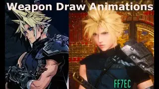 Final Fantasy VII EVER CRISIS - Weapon Draw Animations (Best to Worst)