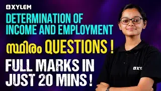 Determination of Income and Employment സ്ഥിരം  questions ! | Xylem Plus Two Commerce