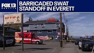 Everett, WA police respond to shooting, 2 barricaded in building