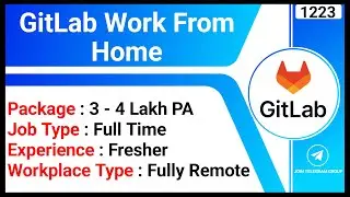 GitLab Work From Home | Online Job At Home | Online Earn Money Job | Solutions Architect Job