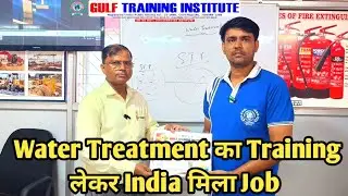 Got a job in India after taking training in water treatment. Best Training Institute.