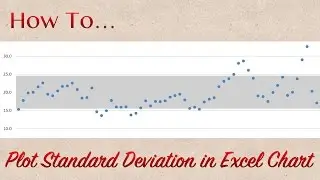 How To | Plot Standard Deviation in Excel Chart
