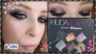 Huda Beauty Smokey Obsessions - Makeup tutorial facile || laEliz80