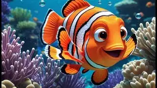 Clownfish Stripes Go Dart Dart Dart | English Nursery Rhyme | Kids Songs | Baby Music