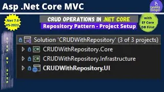 🚀 Master CRUD Operations with Repository Pattern in ASP.NET Core MVC | Step-by-Step Tutorial