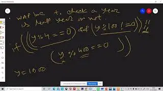 C program to check a year is leap year or not