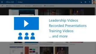 How to create a video portal in Office 365