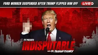 LIVE: Ford Worker Suspended after Trump Flipped Him Off for Heckling Him