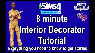 8 Minute Interior Decorator Career Tutorial - The Sims 4