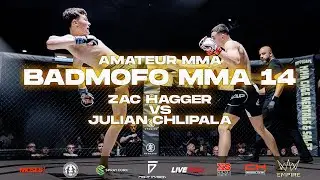 BMF 14 | Julian Chlipala vs Zac Hagger | Amateur MMA