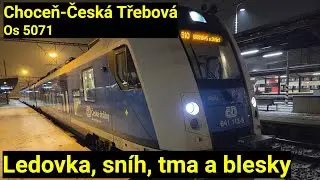 Cabview #30 / Ledovka / Os 5071 / Choceň-Česká Třebová / strojvedouci.com (4K)