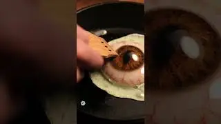 ASMR Cooking a GIANT Eyeball Egg! 🍳 Hyper-Realistic Monster Breakfast!