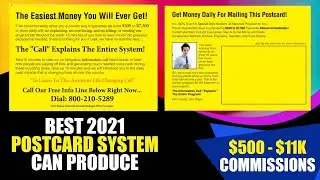 [Make Money Mailing Postcards] The Easy Money System Postcard