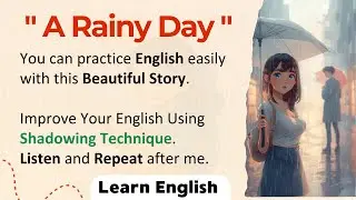 I Met Him on a Rainy Day | ✅ Learn English Through Story Level 2 | Shadowing Practice
