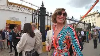 La Hija De Bertín Osborne En La Feria De Sevilla.