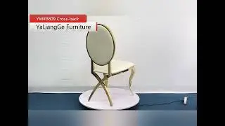 ✨ Hot Sale in Africa | YW8809 Cross-Back Wedding & Banquet Chair From Foshan YaLiangGe Furniture ✨