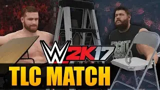 WWE 2K17 TLC MATCH OWENS VS ZAYN!