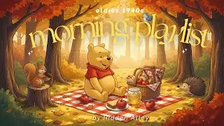 Autumn Picnic Jazz with Pooh | 1940s Oldies Playlsit for Relax and Chill