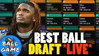 Best Ball Mania VI Underdog Live Draft Ep. 3!!!