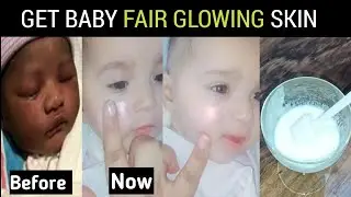 How to make baby's skin fair || Simple tips || Pink scrub & serum cream massage