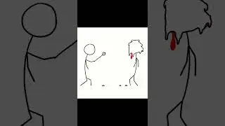 Stickman Head Explosion Death #stickman #explosion #short