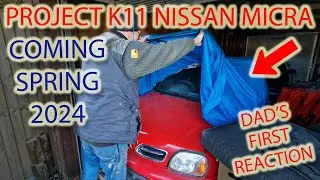 My K11 Micra Has Been Stood Since 2015 - Dad's First Reaction To Us Restoring It In 2024 & 3000 Subs